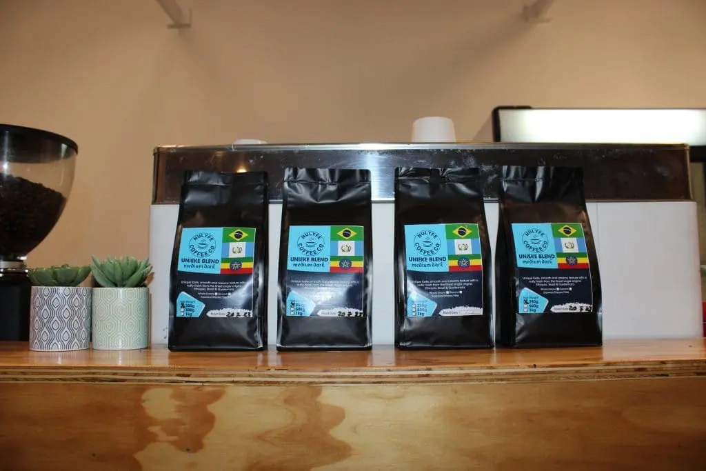 Bag of coffee beans by Nulyfe Coffee Co - know as the best coffee in Cape Town