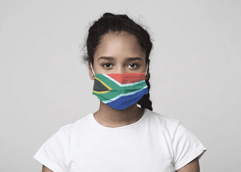 Woman_SA_flag_mask